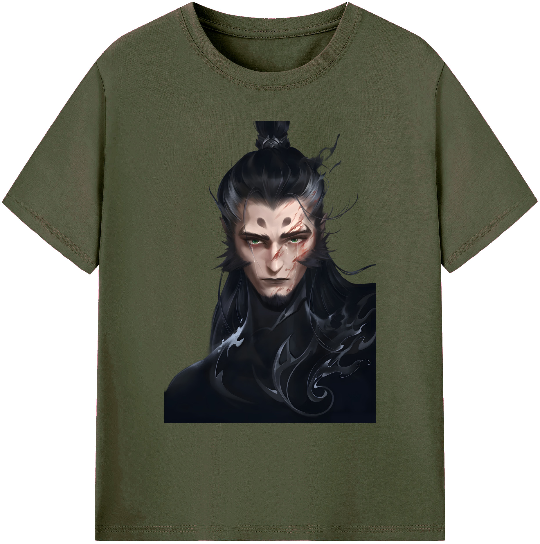 （画像用） Ne Zha 2 ナタ 魔童の大暴れ 綿100％ メンズ半袖Tシャツ｜肌触りやわらか＆通気性